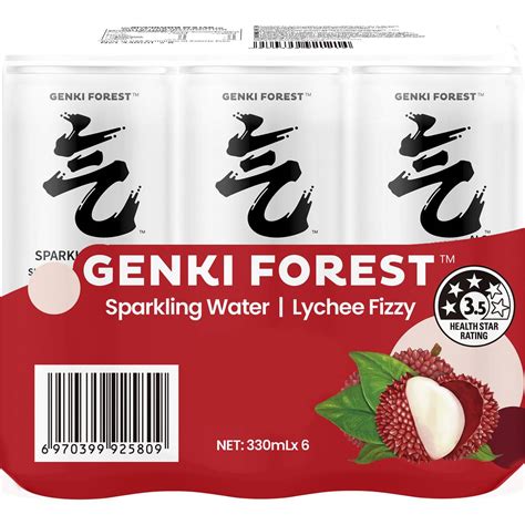 genki forest sparkling water ingredients